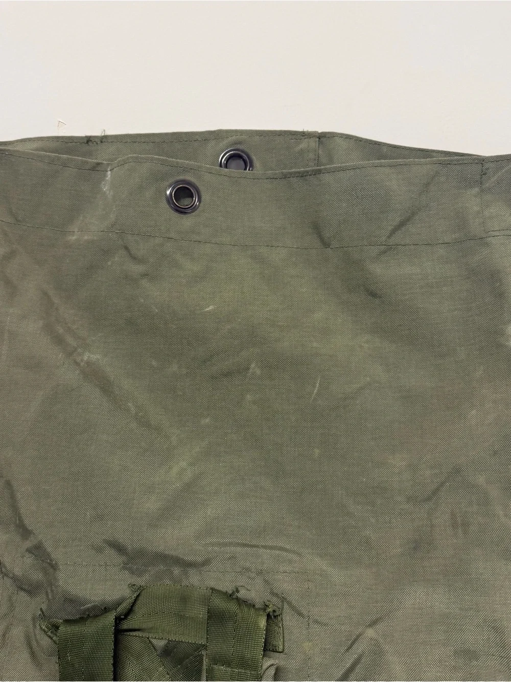 Lot of 2 USGI OD Green Nylon Duffel Bags Sea Garrison Duffle Equipment